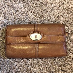 Leather Fossil Wallet